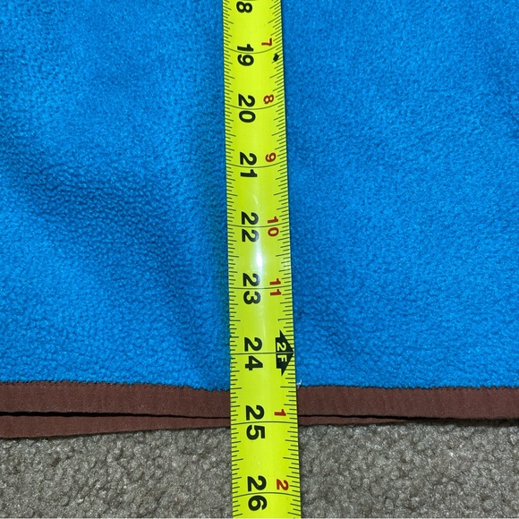 Cotopaxi Teca Fleece Pullover Mens Small Blue Textured 1/4 T Snap Sweater - Picture 6 of 6